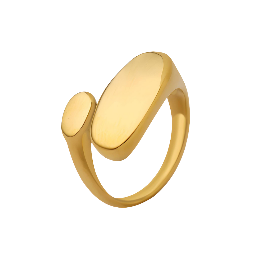 Sofía 18K Gold Plated Stainless Steel Ring