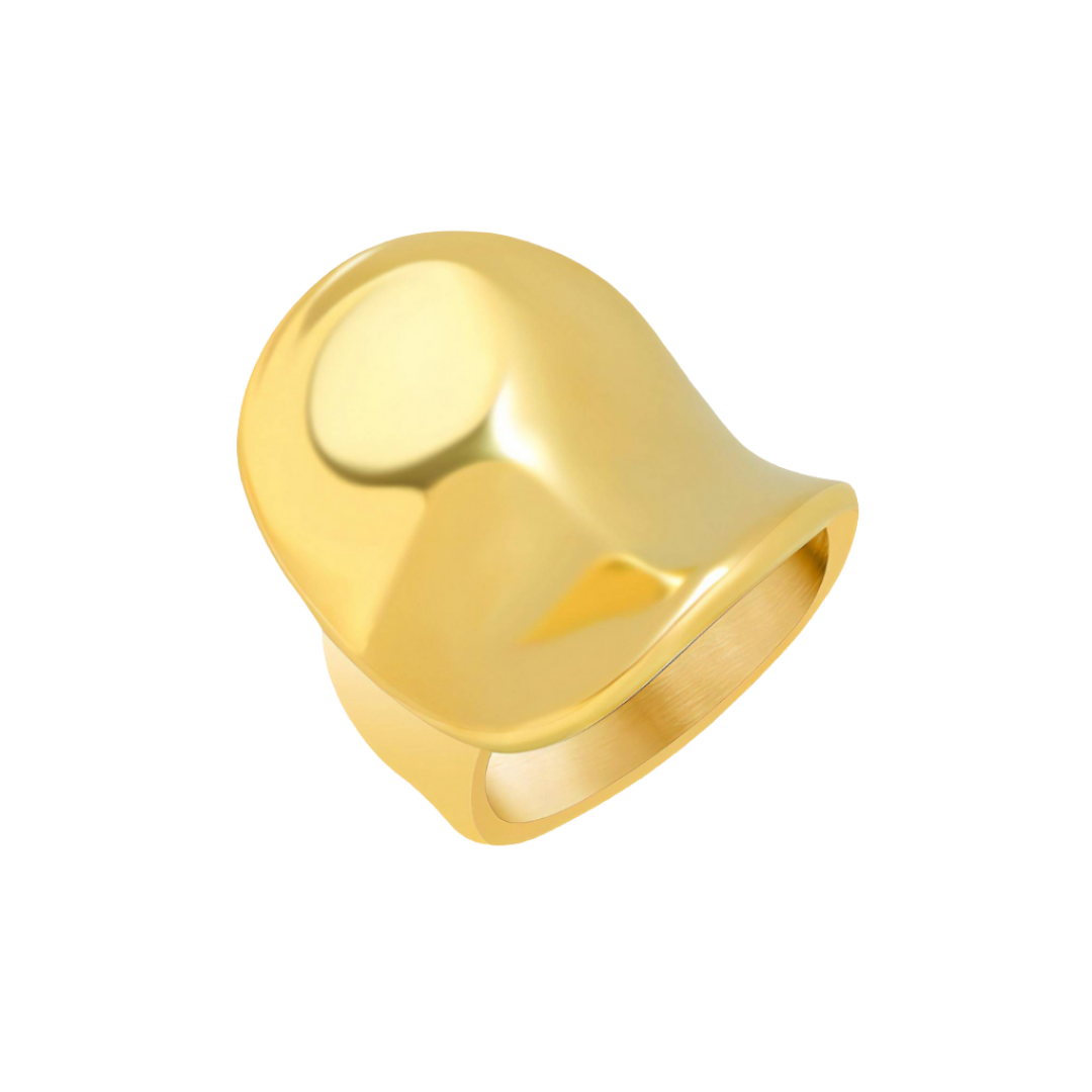 Emily 18K Gold Plated Stainless Steel Ring