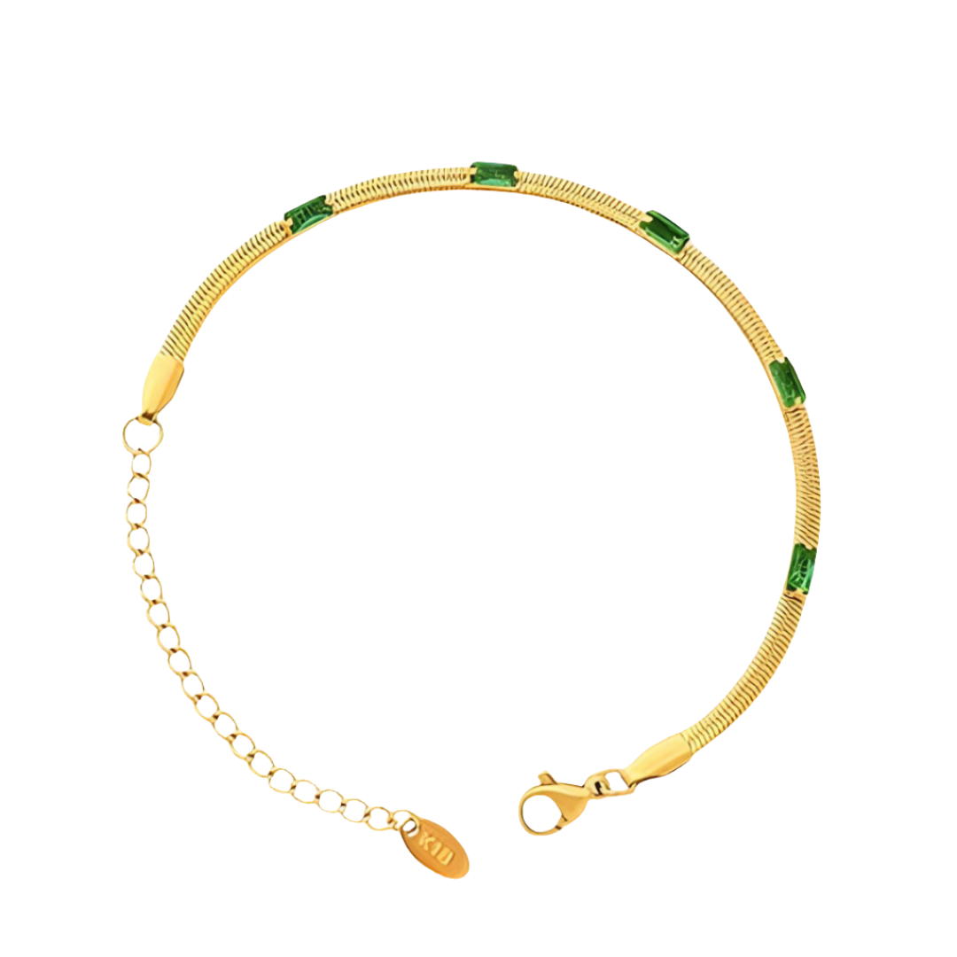 Esperanza 18K Gold Plated Stainless Steel Bracelet