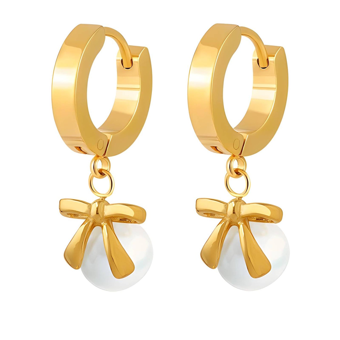 Clara 18k Gold Plated Stainless Steel Earrings