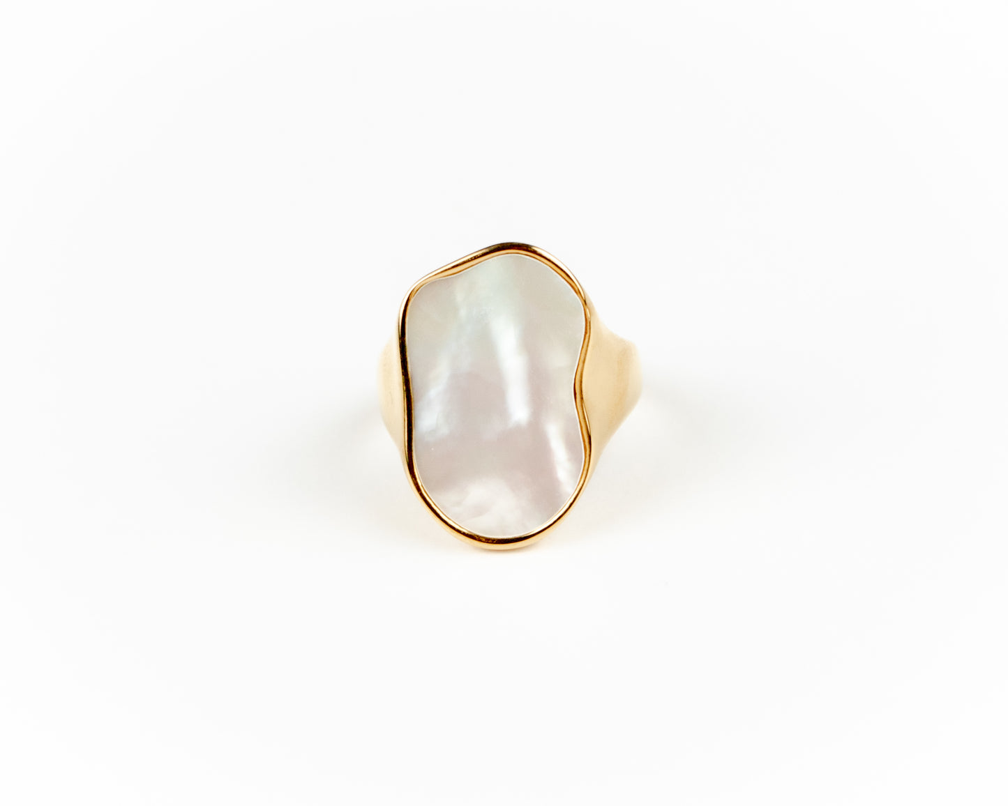 Zoé 18K Gold Plated Stainless Steel Ring