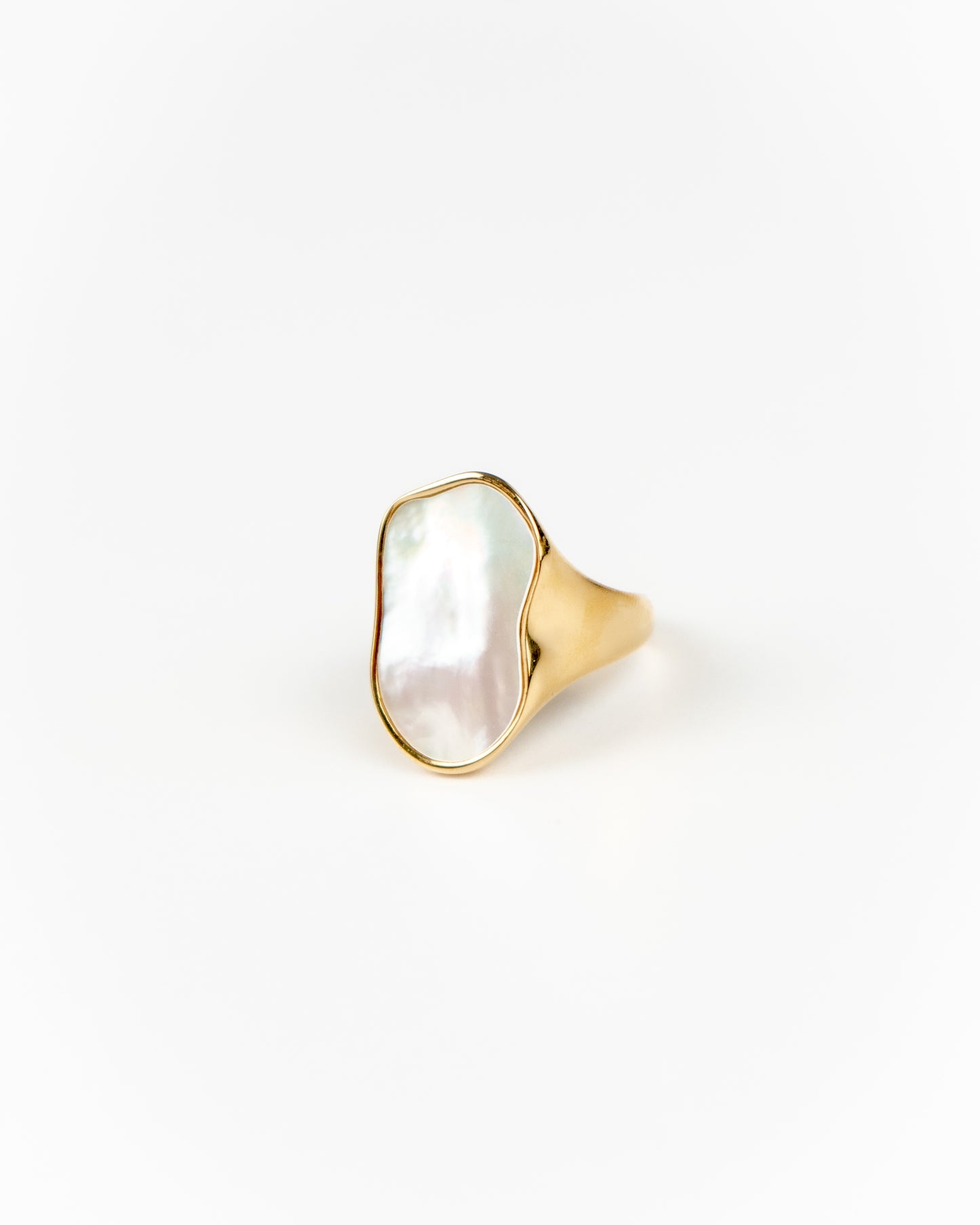 Zoé 18K Gold Plated Stainless Steel Ring