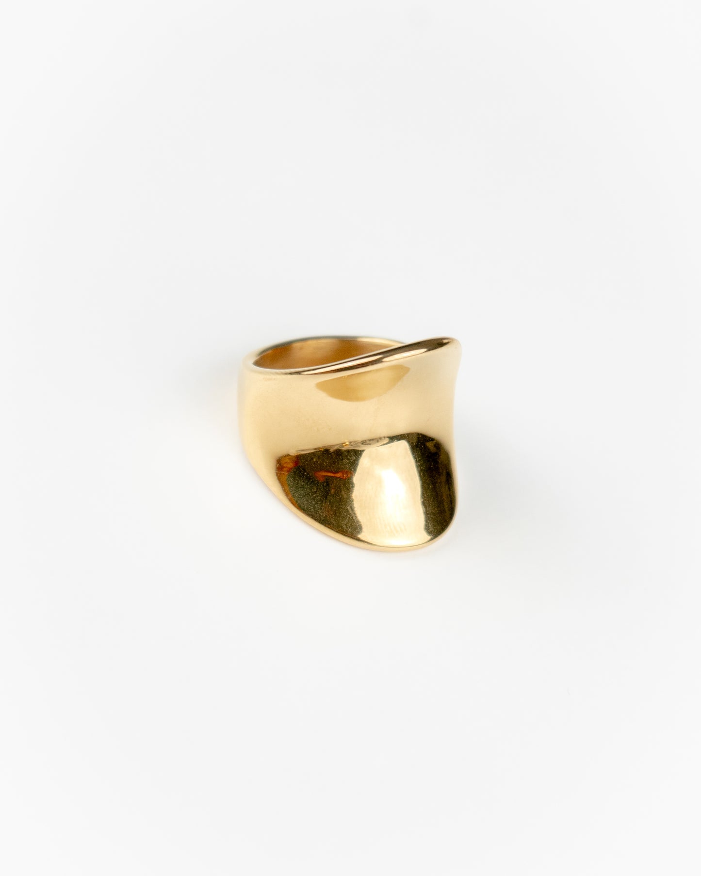 Emily 18K Gold Plated Stainless Steel Ring